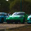 複数の高級スポーツカー