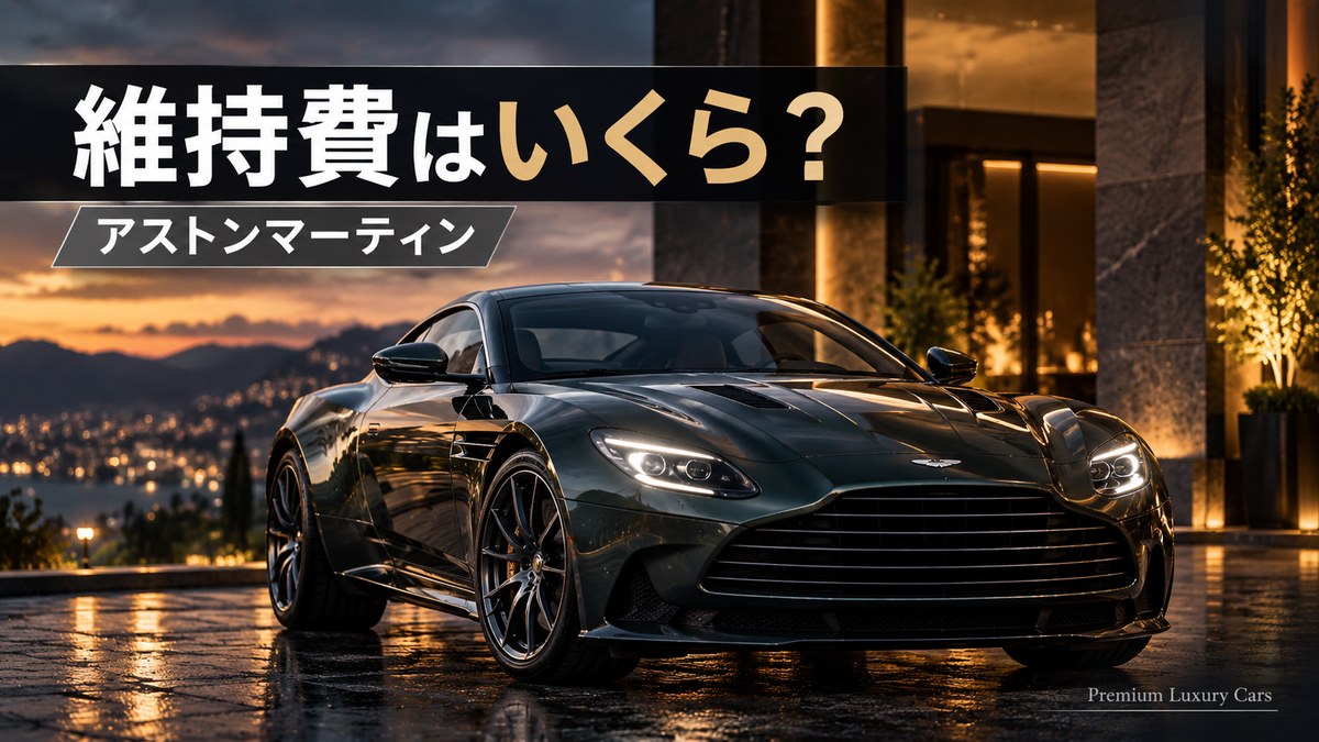 アストンマーティンの維持費を解説するアイキャッチ画像